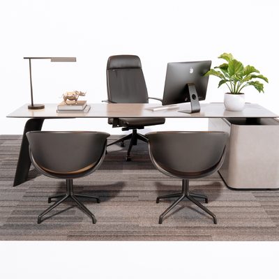 Modern manager office desk and chair