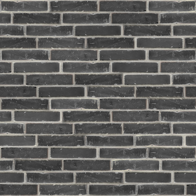 Gray black wall brick I-brick