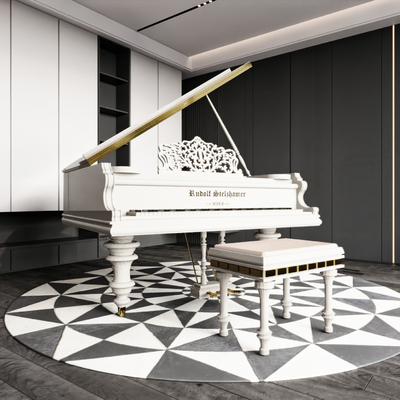 Modern piano room