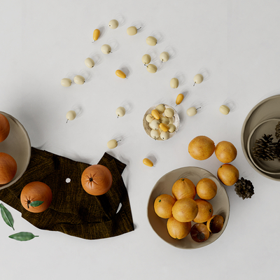 Fruit Ornaments Dried Fruit Plate