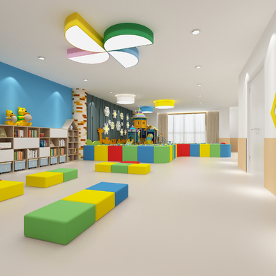 Modern Kindergarten Children's Activity Room