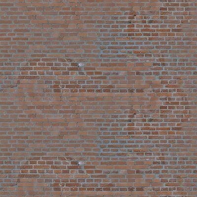 brick red brick wall