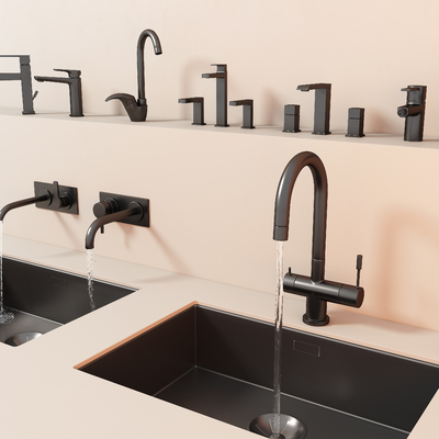 Modern sink basin faucet