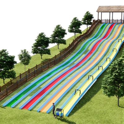 Modern Rainbow Slide Unpowered Slide