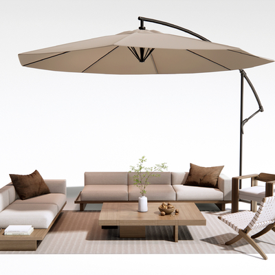 Quiet sofa outdoor sofa umbrellas