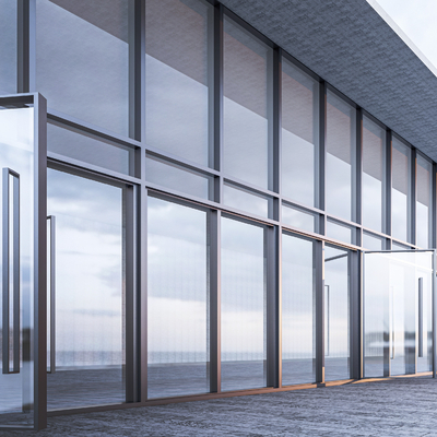 glass curtain wall glass doors and windows building exterior wall