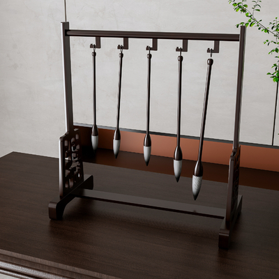 Neo-Chinese Style Brush Rack