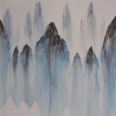 New Chinese Zen Painting Mountains and Rivers Decorative Painting Ink Painting