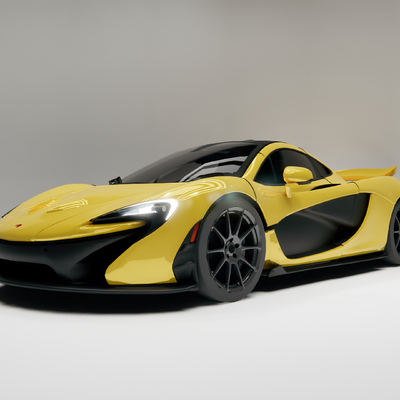 Yellow McLaren Car