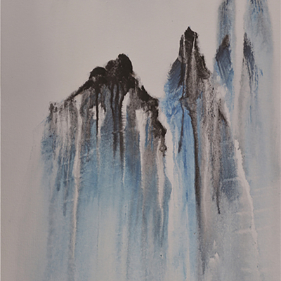 New Chinese Zen Painting Mountains and Rivers Decorative Painting Ink Painting