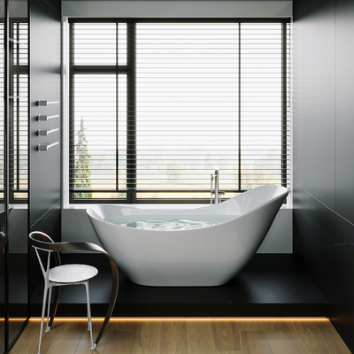 Dark Style Bathtub Tub