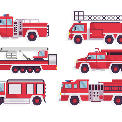 Vehicle engineering truck fire truck wall decoration