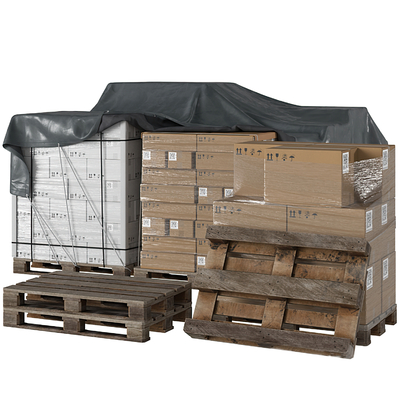 Logistics wooden pallet goods express box