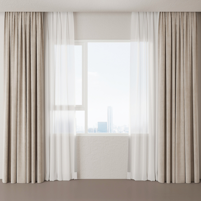 Modern Curtain Window Screen