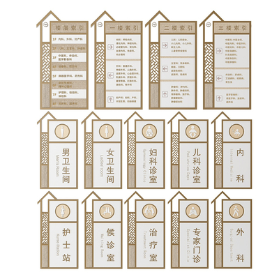 New Chinese Hospital Signs Signs Signs Guide Signs