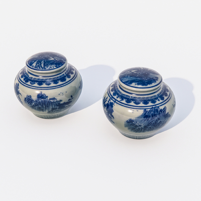 Chinese-style Ceramic Medicine Pot Pottery Pot Porcelain