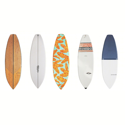 Modern graffiti surfboard