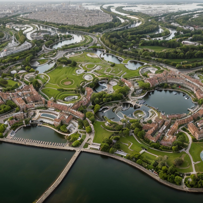 Hotel Homestay Boathouse Camping Aerial View