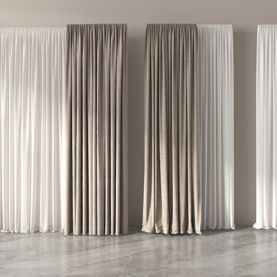 Modern Curtain Cloth Curtain Gauze Curtain