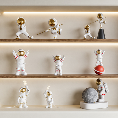 Modern Astronaut Art Toy Sculpture Ornaments