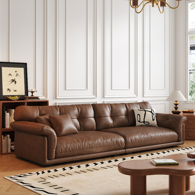 Middle style sofa double sofa