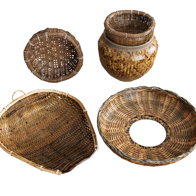 bamboo basket dustpan fish frame fish basket