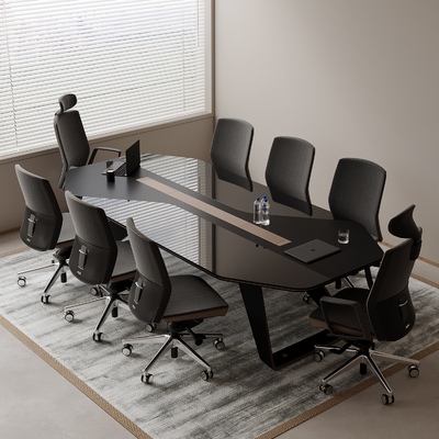 modern office desk and chair