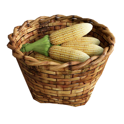 Fish Frame Fish Basket Corn Bamboo Basket