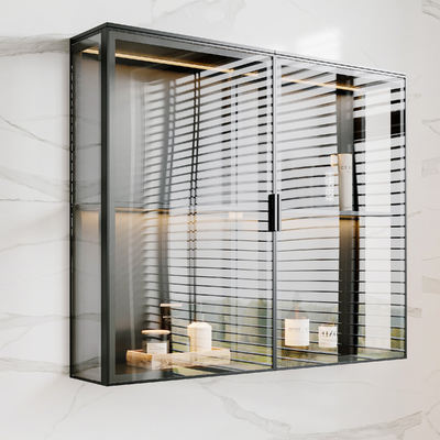 Modern Glass Wall Cabinet