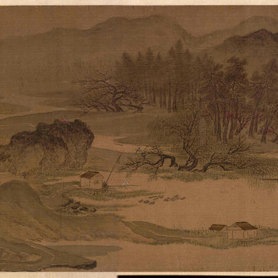 Decorative Painting of Xishan Chunxiao in Northern Song Dynasty