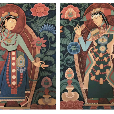 Tibetan Ethnic Style Hanging Painting