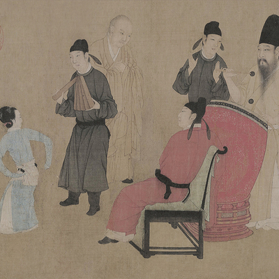 Han Xizai Night Banquet Decorative Painting