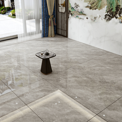 Marble floor tile