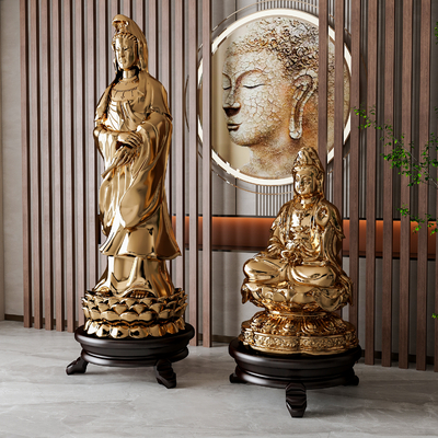 New Chinese Bodhisattva Sculpture Ornaments