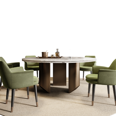 Minotti Dining Table and Chair