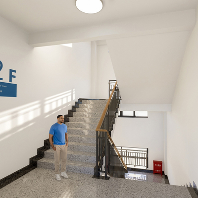 Modern School Staircase