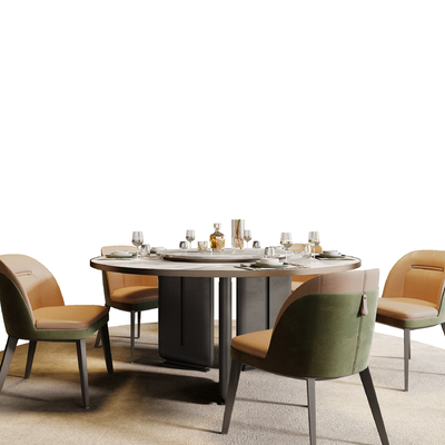 Minotti Dining Table and Chair