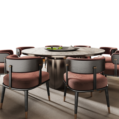 Minotti Dining Table and Chair