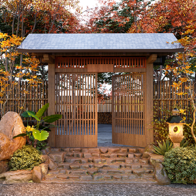 Japanese patio door