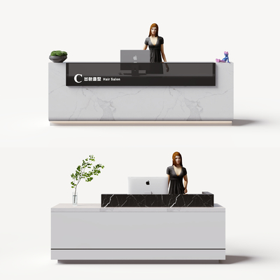 Reception desk Cashier