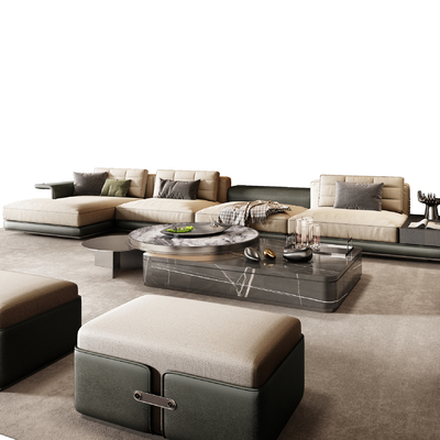 Minotti Sectional Sofa Corner Sofa