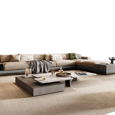 Minotti Sectional Sofa Corner Sofa