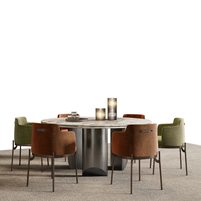 Minotti Miloti Dining Table and Chair