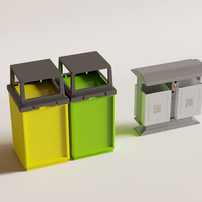 Public dustbin classification dustbin