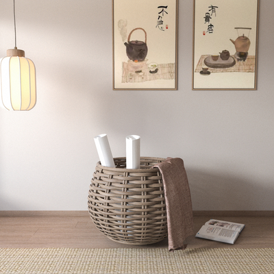 Modern Storage Basket Bamboo Basket Bamboo Basket