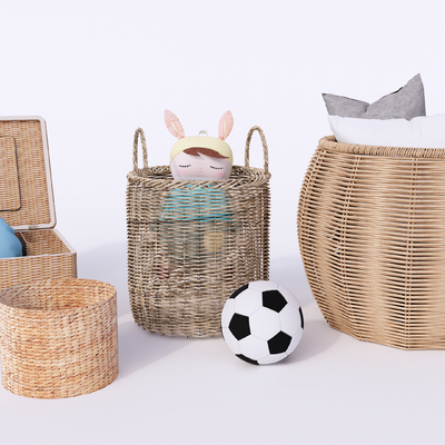 Towel Rack Rattan Laundry Basket Storage Basket Bamboo Basket