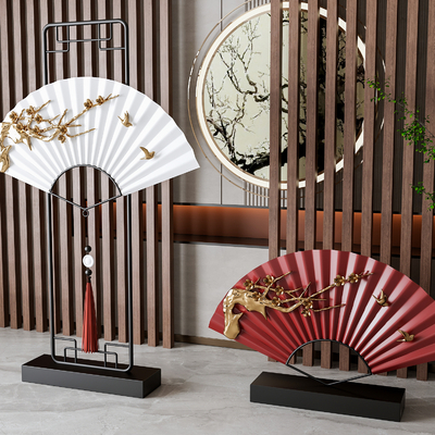 New Chinese-style Fan Jewelry Ornaments