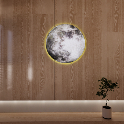 Moon wall lamp