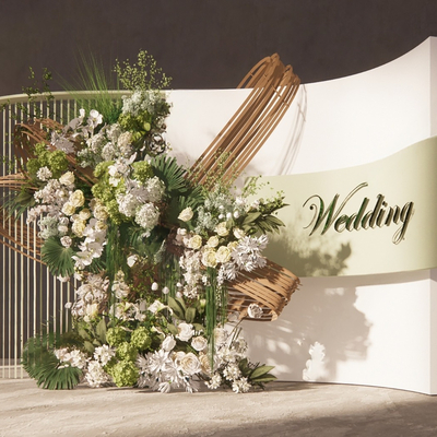 Modern Fresh Wedding Flora