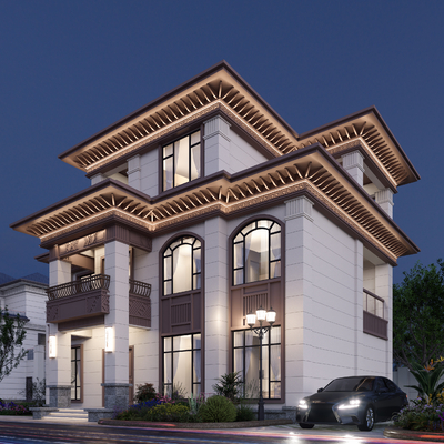 Neo-Chinese Style single-family villa